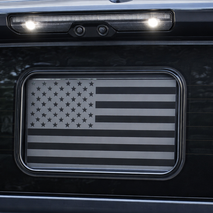 Toyota Tacoma  2024-2026 Rear Middle Window American Flag Decal