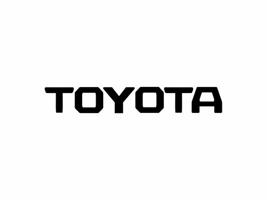 2x TOYOTA Decals