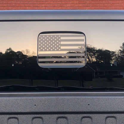 Jeep Gladiator  2020-2026 Rear Middle Window American Flag Decal