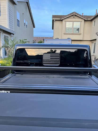 Jeep Gladiator  2020-2026 Rear Middle Window American Flag Decal