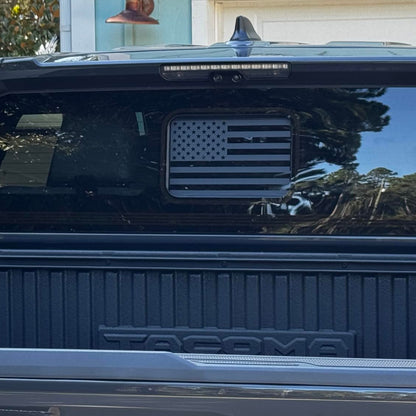 Toyota Tacoma  2024-2026 Rear Middle Window American Flag Decal